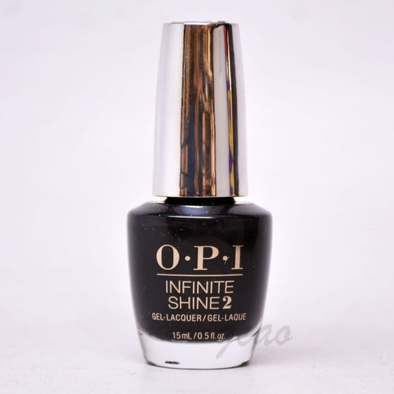 OPI Infinite Shine Nail Polish, Black Onyx, 0.5 Fl Oz
