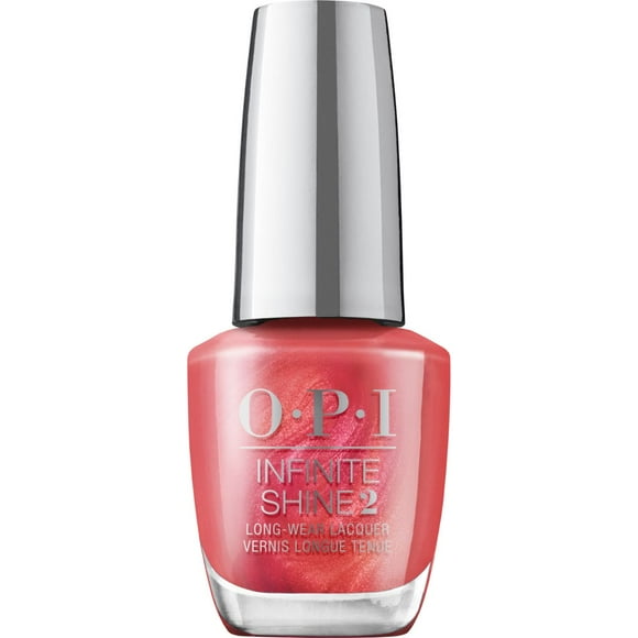 OPI Infinite Shine Nail Polish - Holiday '21 - Paint the Tinseltown Red - HRN21