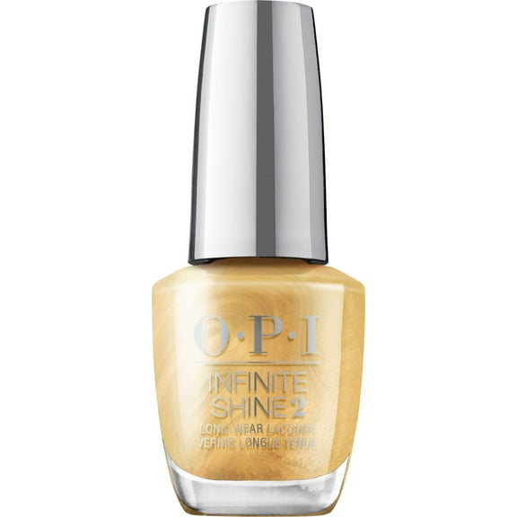 OPI Infinite Shine Nail Polish - Shine Bright Collection - This Gold Sleighs Me, 0.5 oz - #HRM40