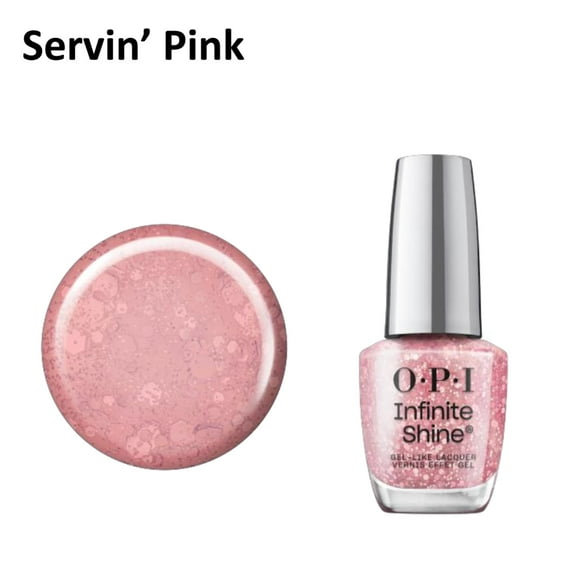 OPI Infinite Shine Servin Pink 0.5 oz ISL177