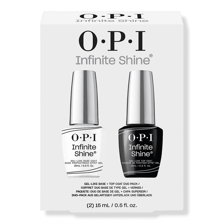 OPI Infinite Shine Gel Base Coat, Top Coat Duo Pack, Long-Lasting