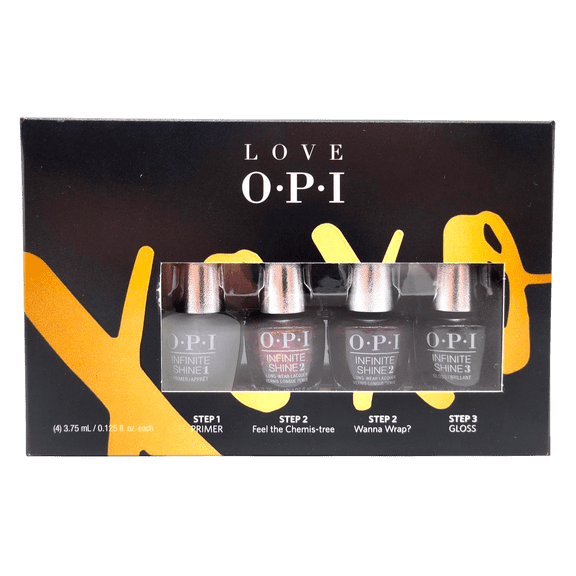 OPI Infinite Shine XOXO Holiday 2017 4-Pack 0.125 oz