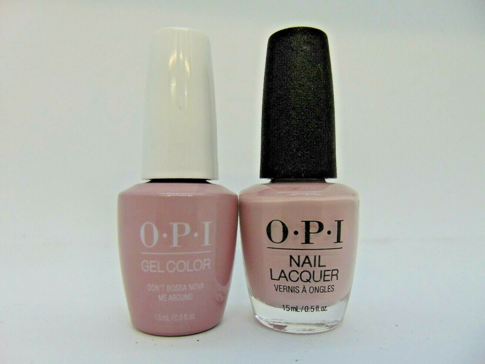OPI Matching Duo, GelColor Gel Polish & Nail Lacquer, Don't Bossa Nova Me Around, 0.5 Fl Oz