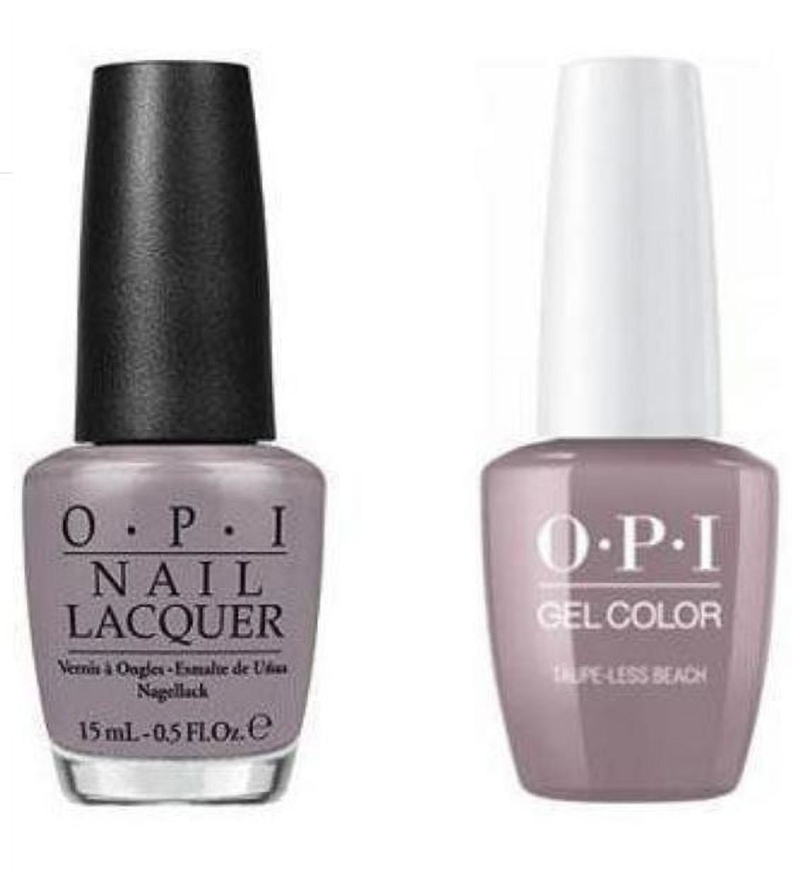 OPI Matching GelColor Gel Nail Polish & Nail Polish [Taupe-Less Beach A61] * BEAUTY TALK LA *