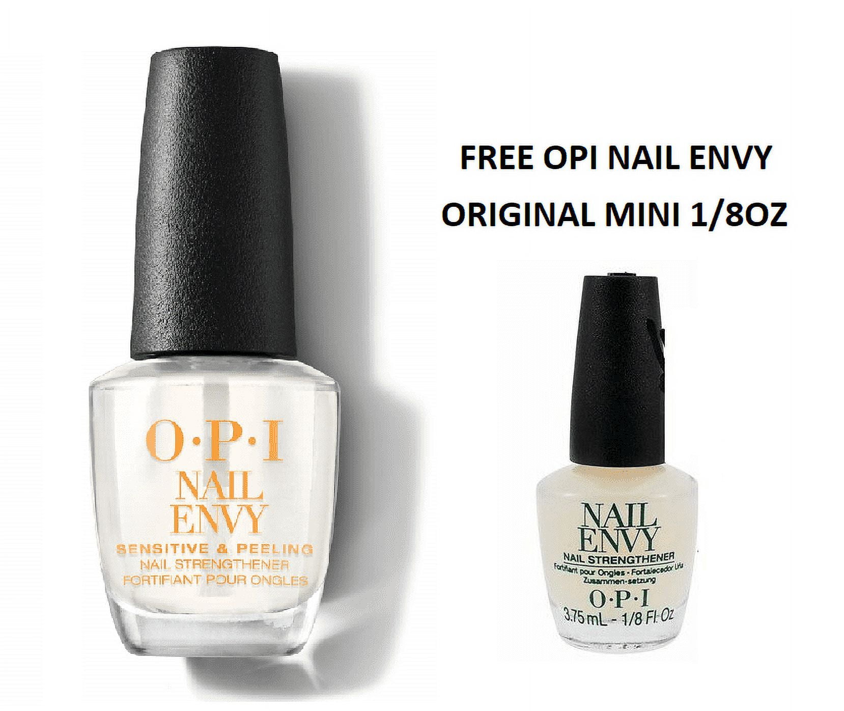 OPI Nail Envy Nail Strengthener SENSITIVE & PEELING 0.5 oz + FREE Envy