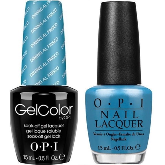 OPI Nail GelColor + Matching Polish Combo 2ct - Dining Al Frisco GC F54