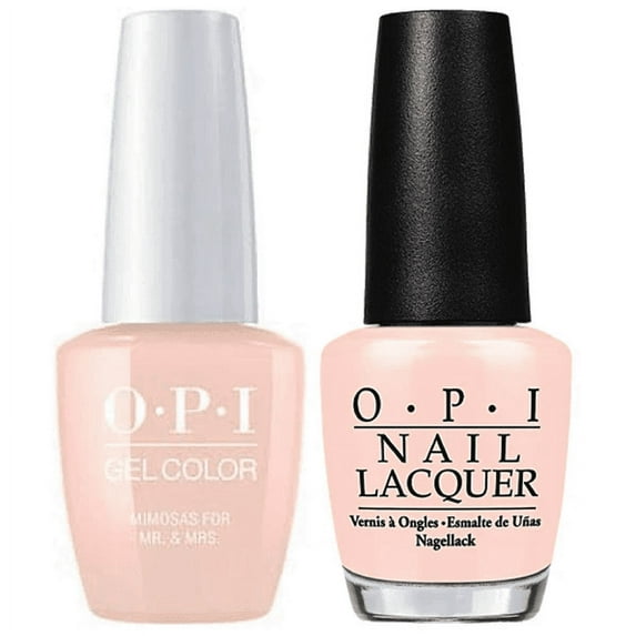 OPI Nail GelColor + Matching Polish Combo 2ct - Mimosa For Mr & Mrs GC R41