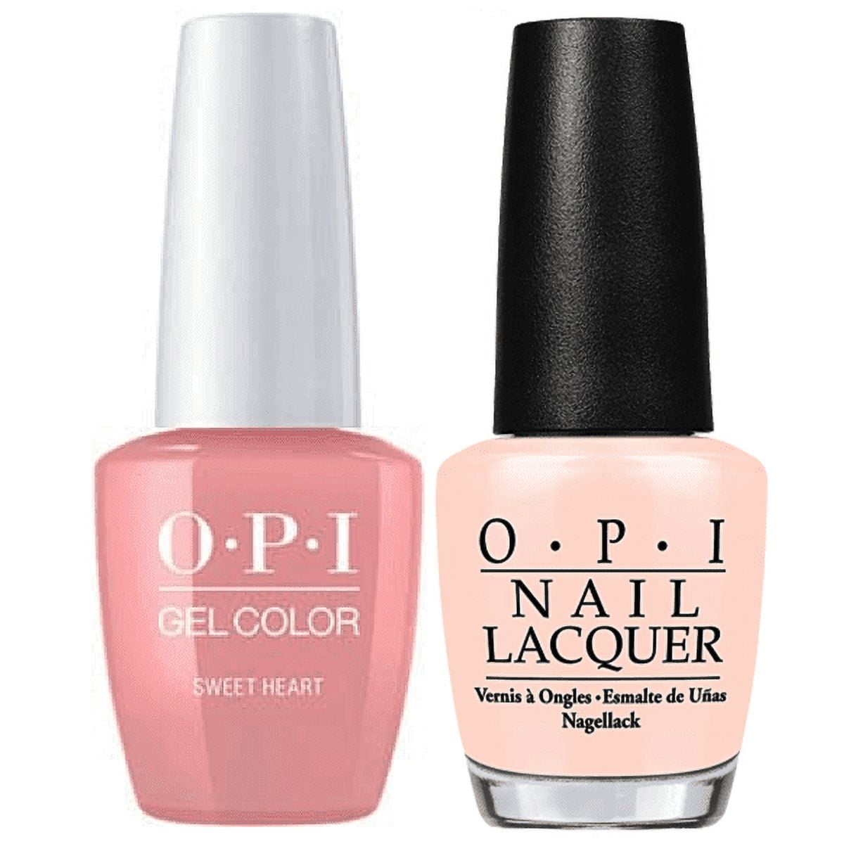 OPI Nail GelColor + Matching Polish Combo 2ct - Sweet Heart GC S96 -  Walmart.com, image size:1200x1200