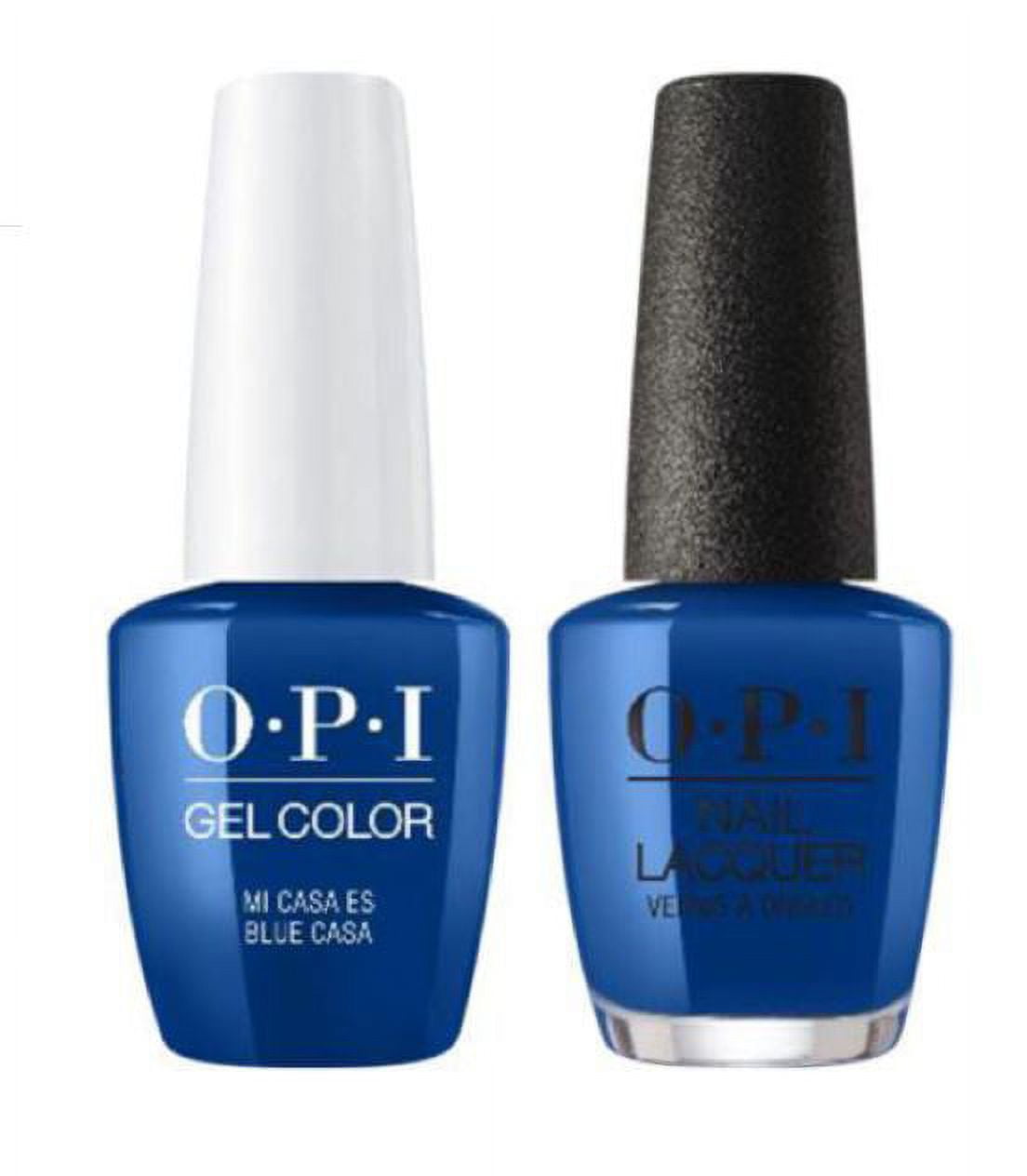 OPI Nail GelColor + Matching Polish Combo .5oz Mexico City Mi Casa Es Blue Casa GCM92 + M92 * BEAUTY TALK LA *