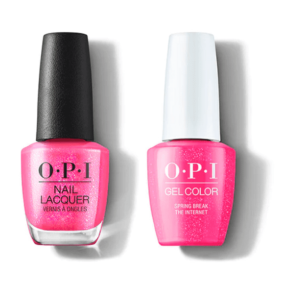 OPI Nail GelColor + Matching Polish Combo Me Myself and OPI - Spring Break the Internet GC S009