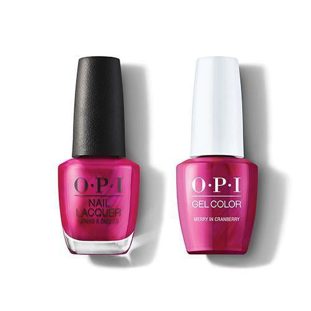 OPI Nail GelColor + Matching Polish Shine Bright Combo 2ct - Merry In ...