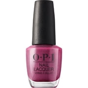 OPI Nail Lacquer, A Rose At Dawn Broke By Noon, Shimmery Dark Mauve Nail Polish, 0.5 fl oz