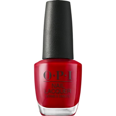 OPI Nail Lacquer, Big Apple Red, Nail Polish, 0.5 fl oz