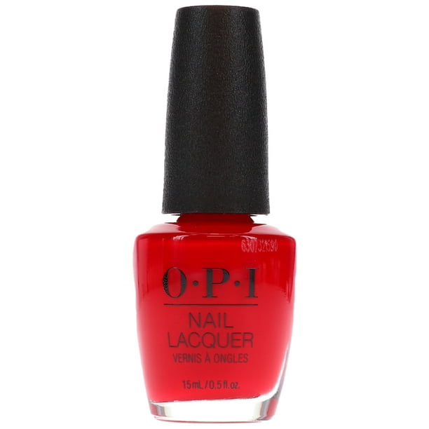 OPI Nail Lacquer, Big Apple Red, Nail Polish, 0.5 fl oz - Walmart.com