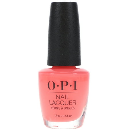 OPI Nail Lacquer, Got Myself Into A Jam-Balaya, Creamy Peach Pink Nail Polish, 0.5 fl oz