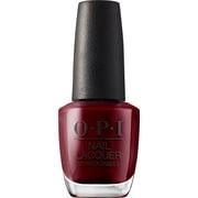 OPI Nail Lacquer, Got The Blues For Red, Deep Red Nail Polish, 0.5 fl oz