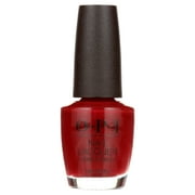 OPI Nail Lacquer, Got The Blues For Red, Deep Red Nail Polish, 0.5 fl oz
