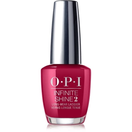 OPI Infinite Shine - Big Apple Red Strengthener Nail Polish, 0.5 oz