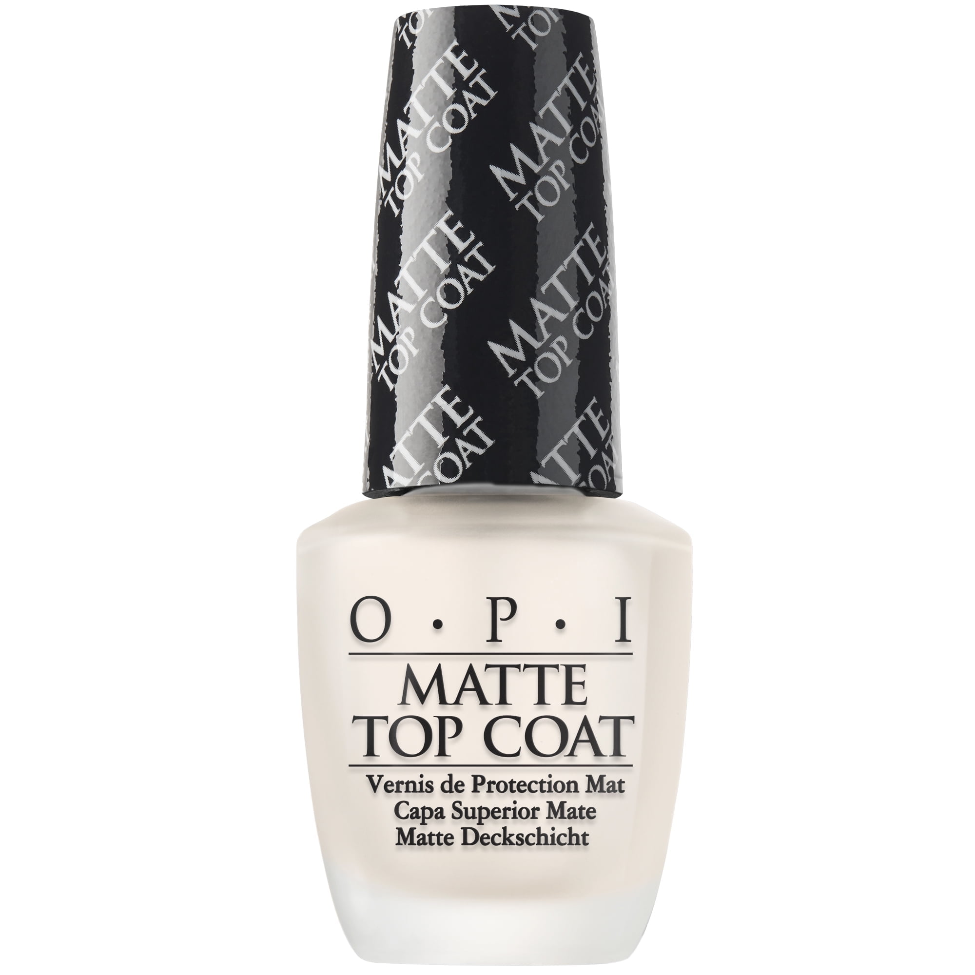 OPI Nail Lacquer, Matte Top Coat, Clear Nail Polish, 0.5 fl oz