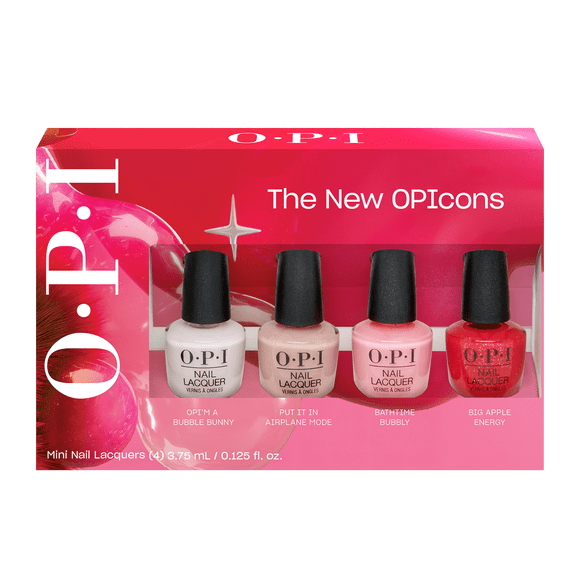 OPI Nail Lacquer Viral Nail Polish Mini Pack, Vibrant Color for Manicures & Pedicures, Chip-Resistant Formula
