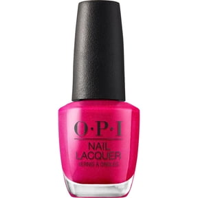 OPI Nail Lacquer, Pompeii Purple, Shimmery Dark Pink Nail Polish, 0.5 fl oz