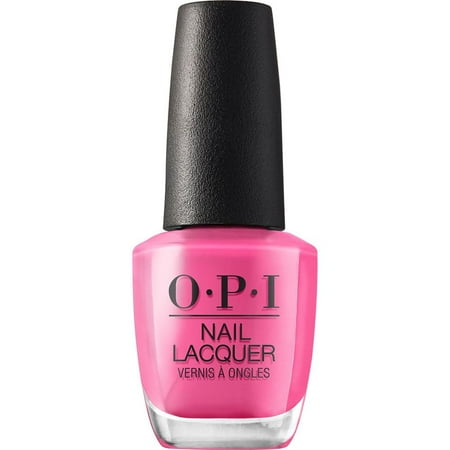 OPI Nail Lacquer, Shorts Story, Hot Pink Nail Polish, 0.5 fl oz