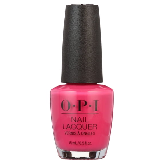 OPI Nail Lacquer, Strawberry Margarita, Pink Nail Polish, 0.5 fl oz