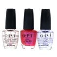 thumbnail image 1 of OPI Nail Lacquer Ultimate Nail Trio Set, Lacquer Pompeii Purple Color Polish, Natural Base Coat, Top Coat, 1 of 1