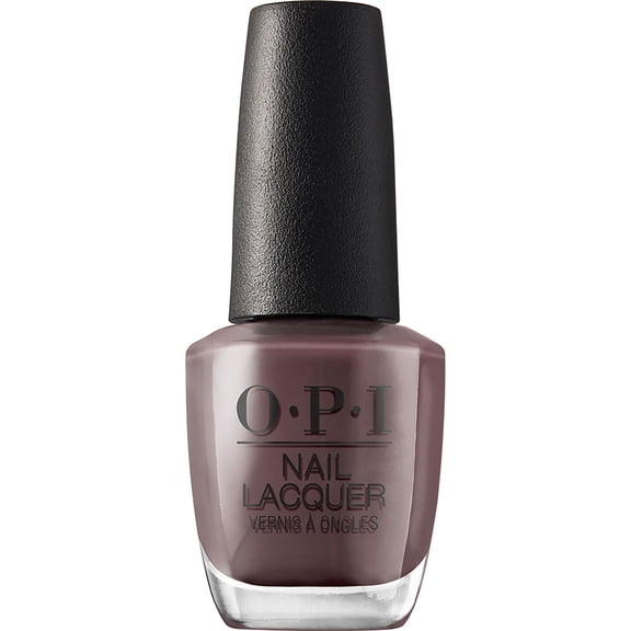 OPI Nail Lacquer, You Don't Know Jacques, Dark Warm Brown Nail Polish, 0.5 fl oz