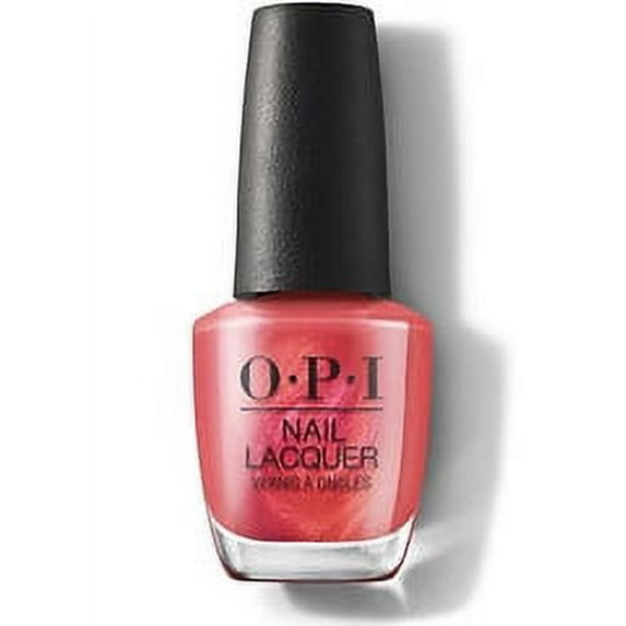 OPI Nail Nail Polish - Holiday 2021 Celebration - Paint The Tinsel Town Red NL N06