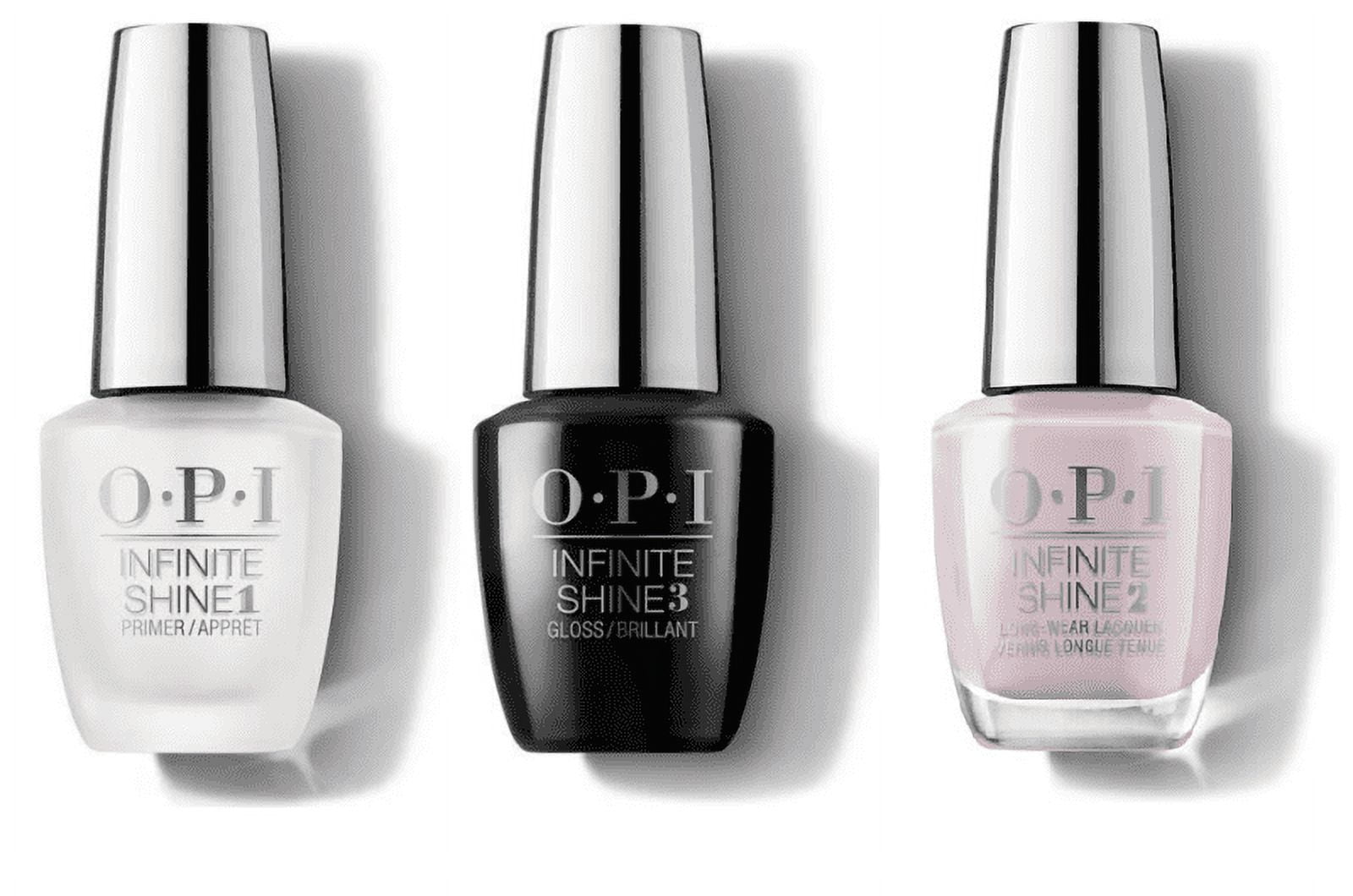 OPI Nail Polish Lacquer Infinite Shine 3 CT Combo - Base, Top + Don't Bossa Nova Me Around ISL A60