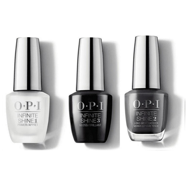 OPI Nail Polish Lacquer Infinite Shine 3 ct Combo - Base, Top + The Latest and Slatest Is L78