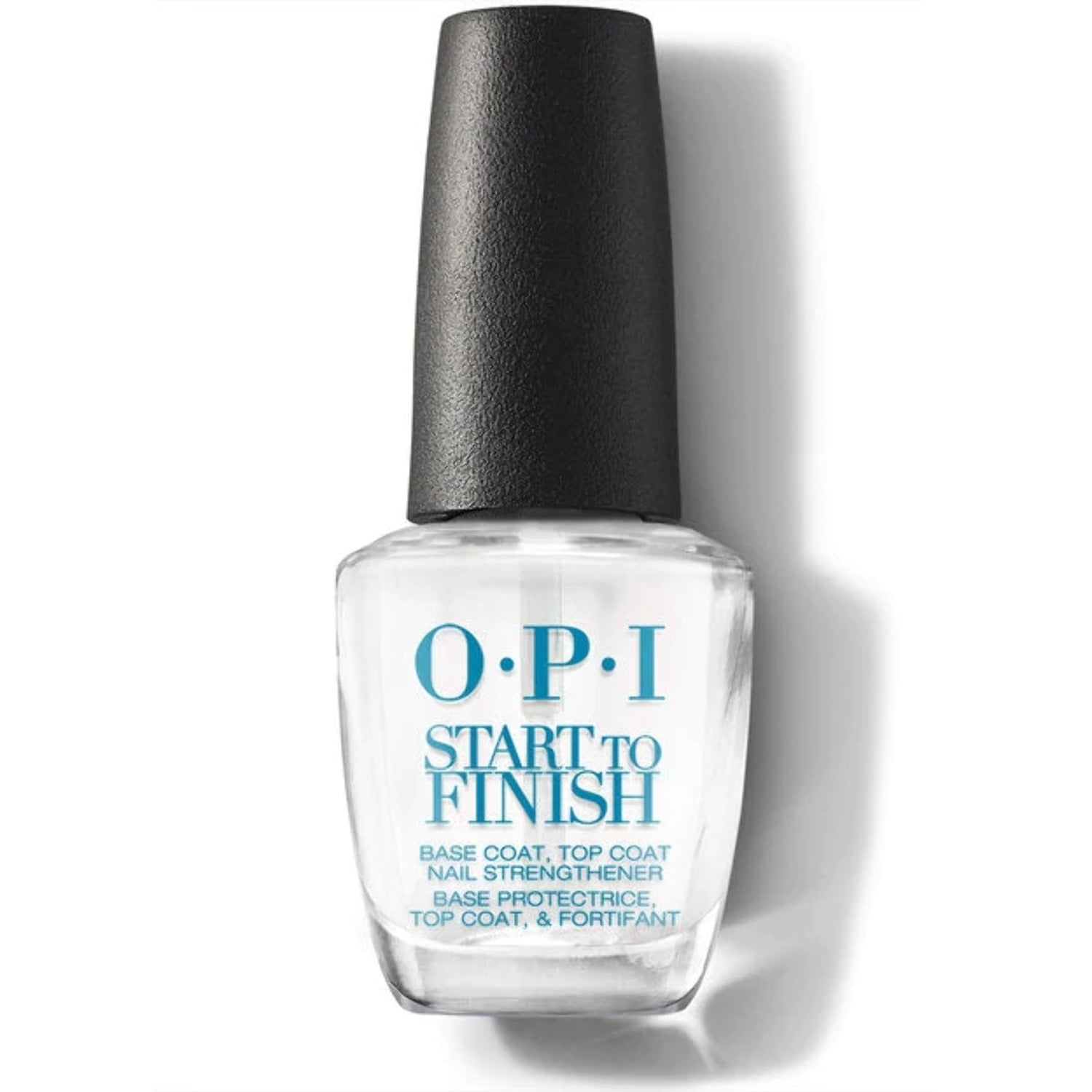 OPI Nail Strengthener, Start To Finish Base & Top Coat, 0.5 Oz