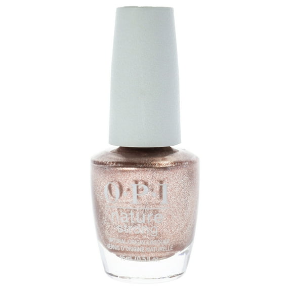 OPI Nature Strong Nail Lacquer - Intentions are Rose Gold , 0.5 oz Nail Polish