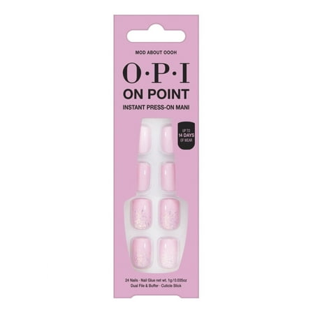 OPI On Point Instant Press On Nails, Mod About OOOH, False Nails, 24 Pieces