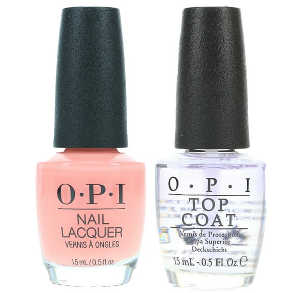 OPI Passion 0.5 oz & Top Coat 0.5 oz Combo Pack