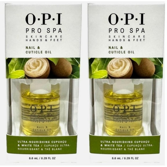OPI Pro Spa - Nail & Cuticle Oil 8.6mL / 0.29oz - PACK OF 2