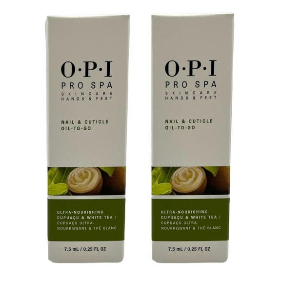 OPI Pro Spa Nail & Cuticle Oil To Go 0.25 oz - Pack of 2