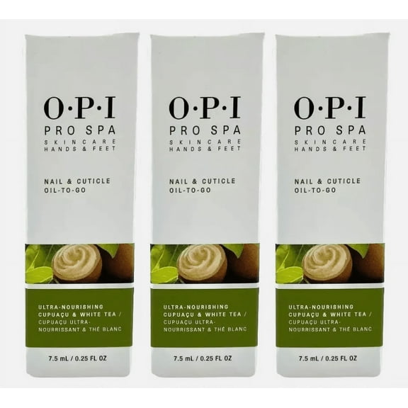OPI Pro Spa Nail & Cuticle Oil To Go 0.25 oz - Pack of 3