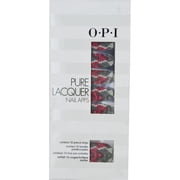 Opi By Opi Pure Lacquer Nail Apps--pink/silver Lace--16 Pre-cut Strips