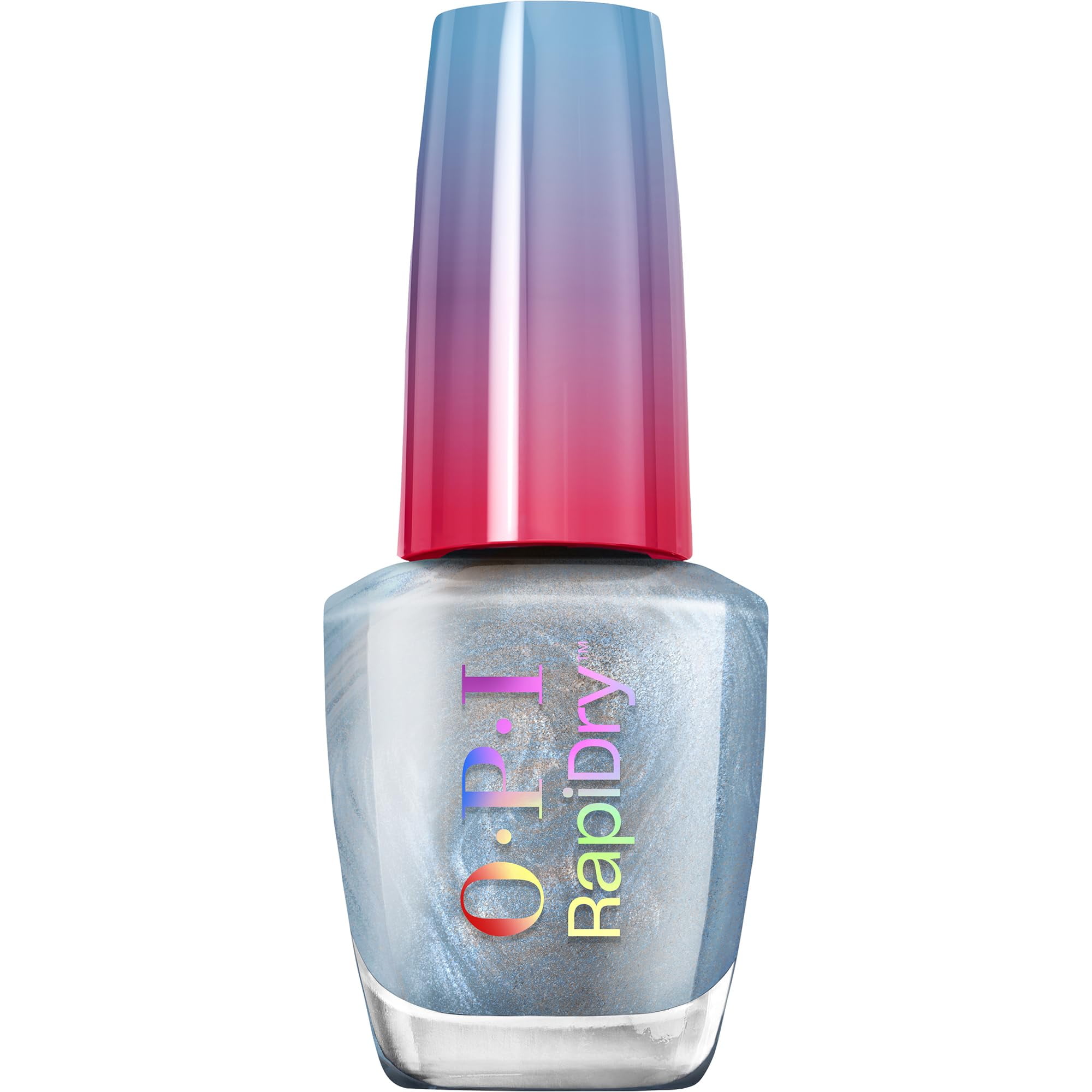 OPI RapiDry Freeze n' AIF9 Thank You | Opaque Soft Blue Metallic Quick ...