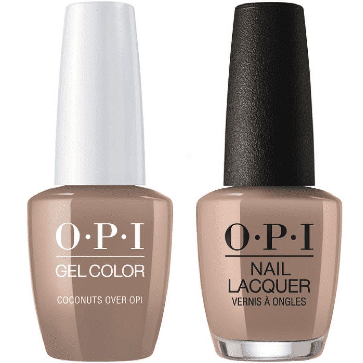OPI SoakOff GelColor Gel Polish + Matching Lacquer COCONUTS OVER OPI