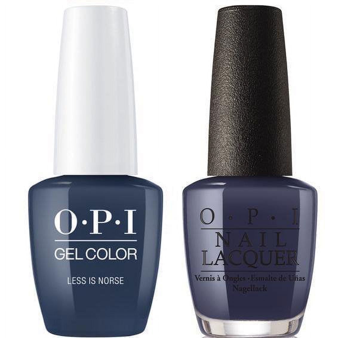 OPI Soak-Off GelColor Gel Polish + Matching Lacquer - Less Is Norse #I59