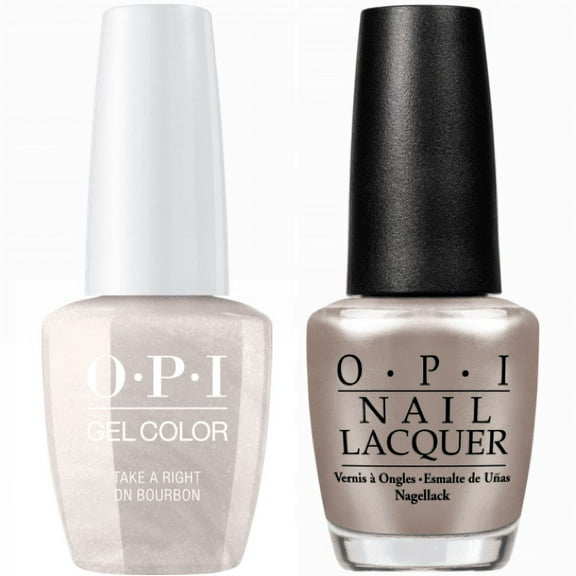 OPI Soak-Off GelColor Gel Polish + Matching Lacquer - Right on Bourbon #N59