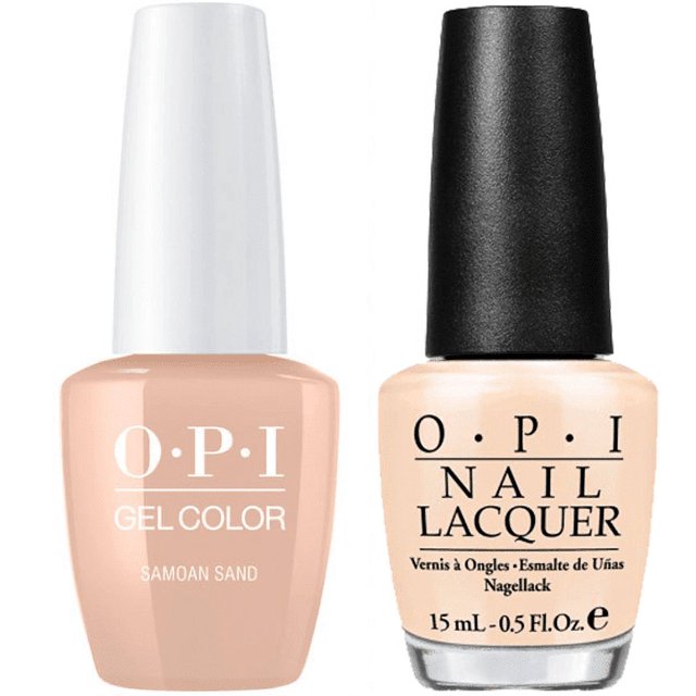 OPI SoakOff GelColor Gel Polish + Matching Lacquer Samoan Sand P61