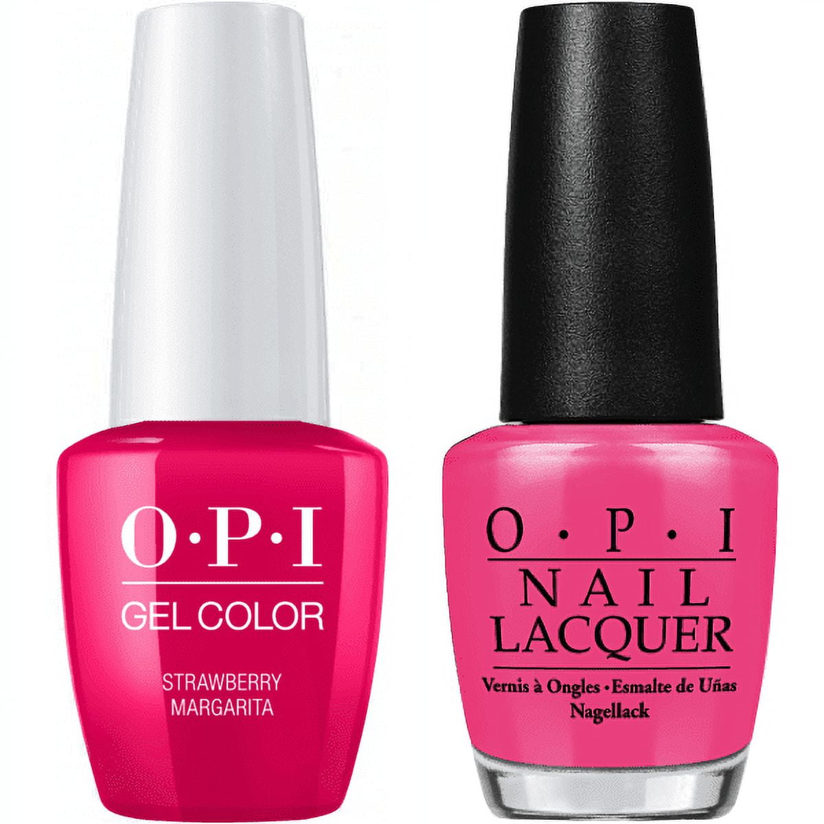 OPI Soak-Off GelColor Gel Polish + Matching Lacquer - Strawberry Margarita #M23