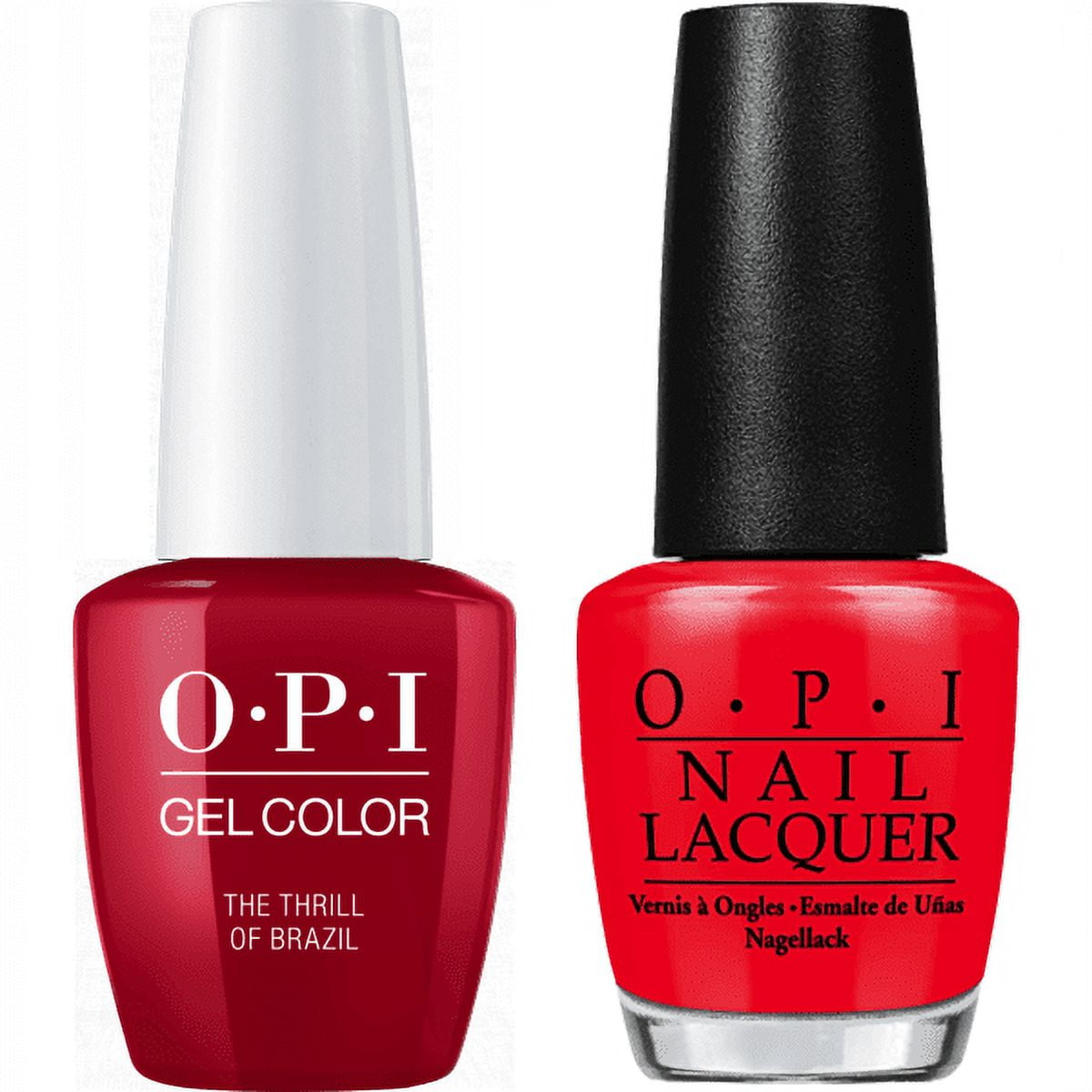 OPI Soak-Off GelColor Gel Polish + Matching Lacquer - THE THRILL OF BRAZIL #A16