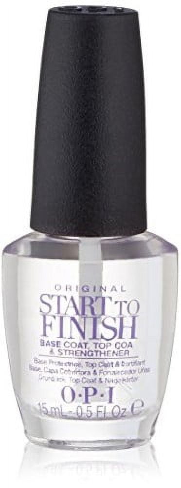 OPI Start To Finish Base Coat, Top Coat & Nail Strengthener, 0.5 Oz
