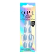 OPI Sticking Point Peel and Stick Artificial Nails with Built in Sticky Tabs, Blue Me a Kiss