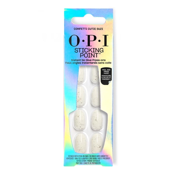 OPI Sticking Point Press On Nail Polish Strips, Confetti Cutie Suzi